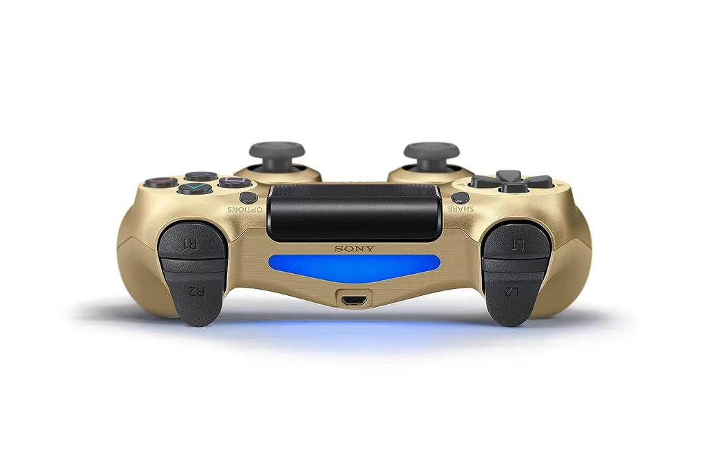 AXTION Wireless Bundle Gold Controller BOLT DualShock PlayStation New with Like Earbuds 4