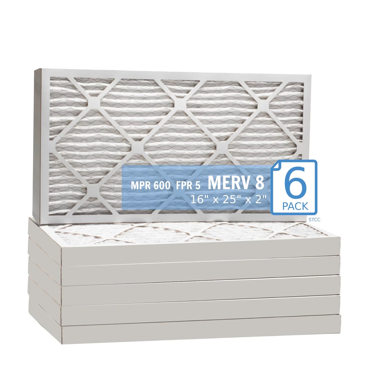 Purolator Extended 16x25x2, Pleated / 40 MERV Filter, Mechanical Air Pack) Guard Hi-E Air (6 8, Surface