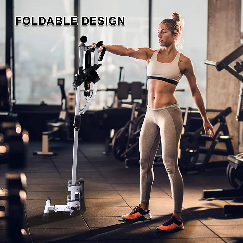 Machine YSSOA Rowing Maximum of Monitor Ergometer, Fitness Digital and 260 Load, lbs Black Rower