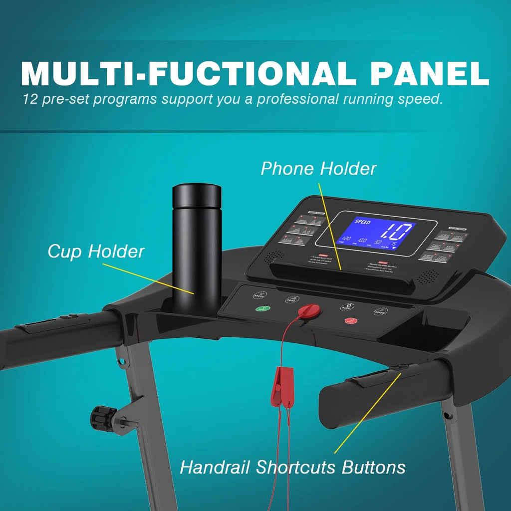 for Treadmill 250 Treadmill 2.5HP Foldable Motor Capacity Multi-function Electric Gym LBS Home with