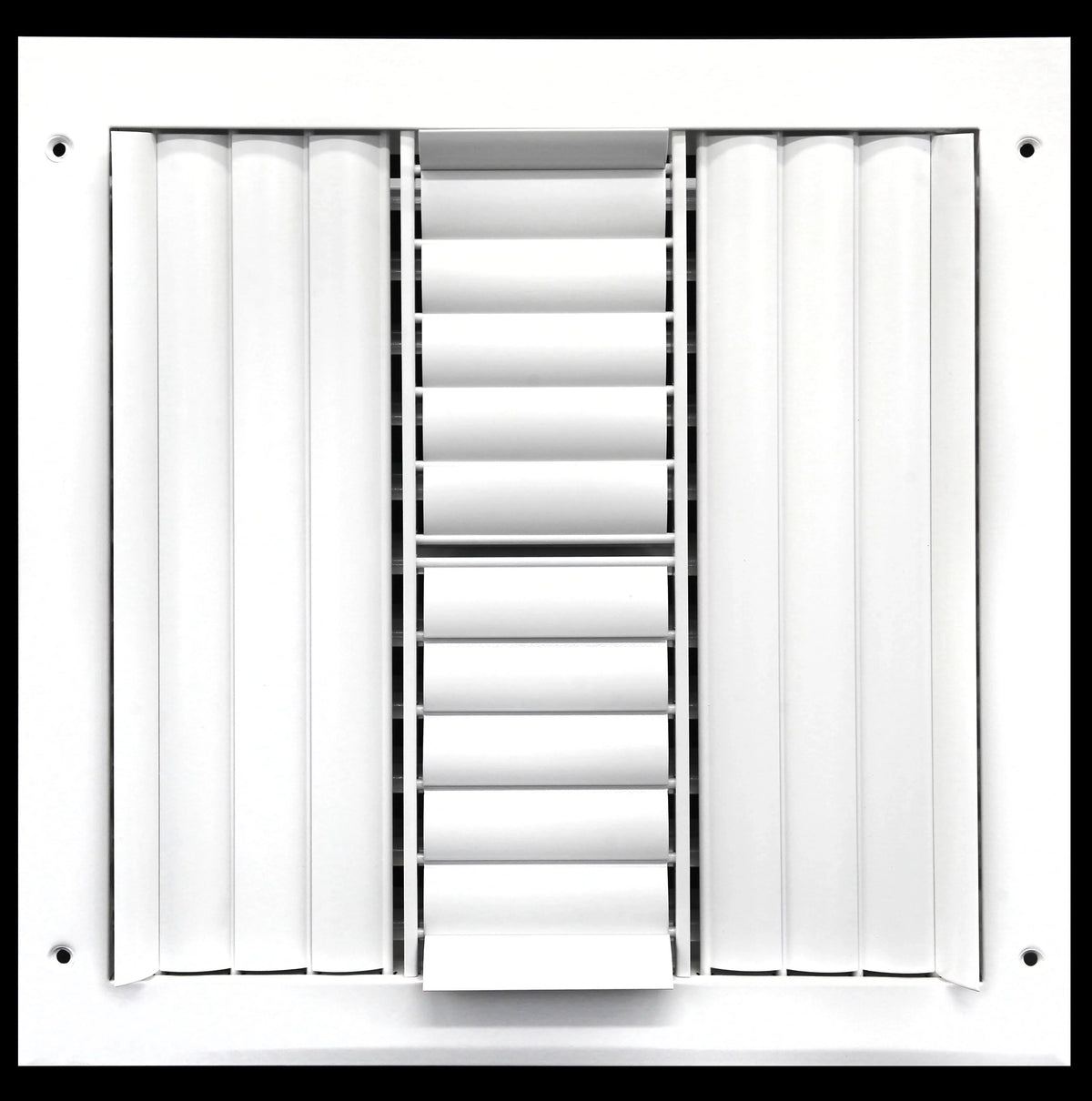 Vertical/Horizontal X 17.65"w Full Adjustable X Dimensions: HVAC 17.65"h Cover 4-Way Direction Duct Air Control Aluminum Curved 16"w Diffuser Outer - - Vent Supply Blade Airflow 16"h