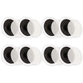 Solutions Speakers 8" 4 Theater Ceiling Pair Sound TS80C Theater Surround In Pack Home