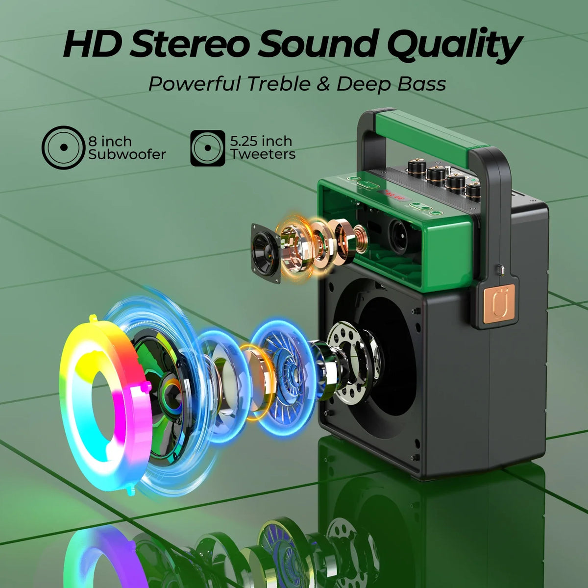Home 2 for with Machine Machine JYX Adult Mic Karaoke Karaoke Light, Wireless Karaoke Karaoke Speaker (MS73) with Singing Bluetooth and System, Microphones, Machine