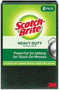 Large 8 Heavy Scotch-Brite Pads Green, pad Scour Duty, 8