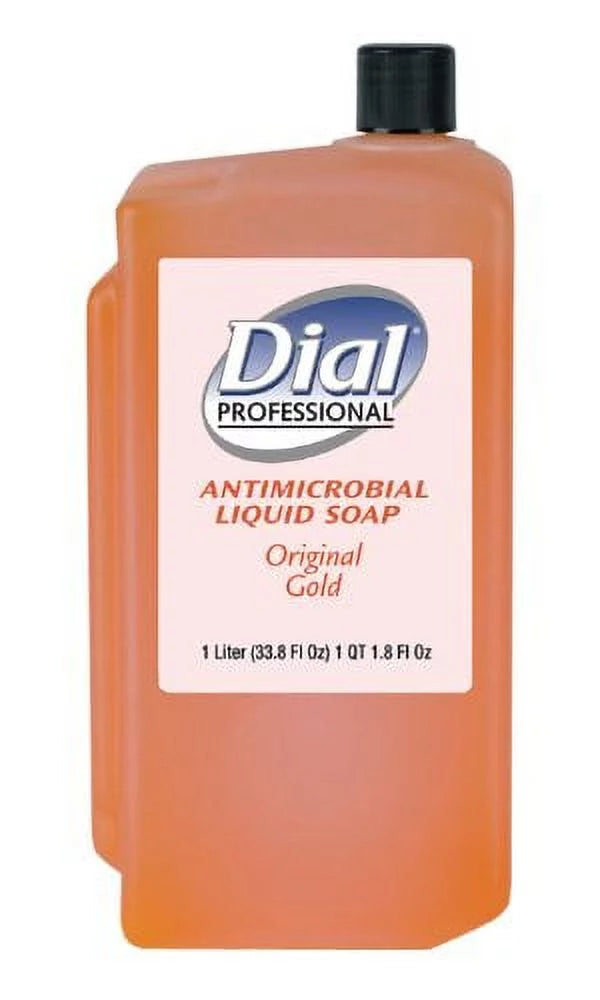 Soap, Dispenser of Gold 1L (Pack Refill Hand Antibacterial Professional Bottle 8) Dial Liquid