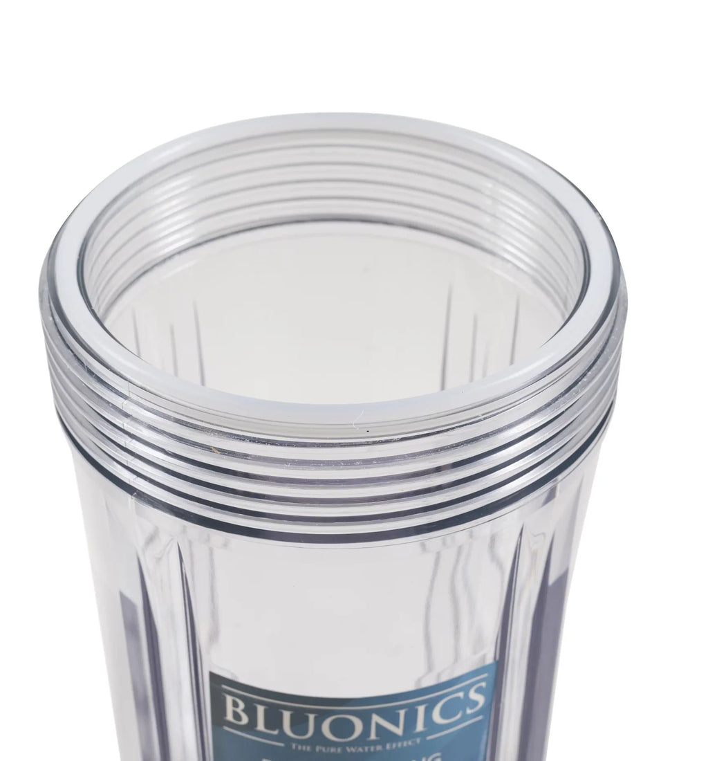 Big 5 liquid Block Blue Clear Blue Whole transparent Micron 10" Filter with Carbon House housing