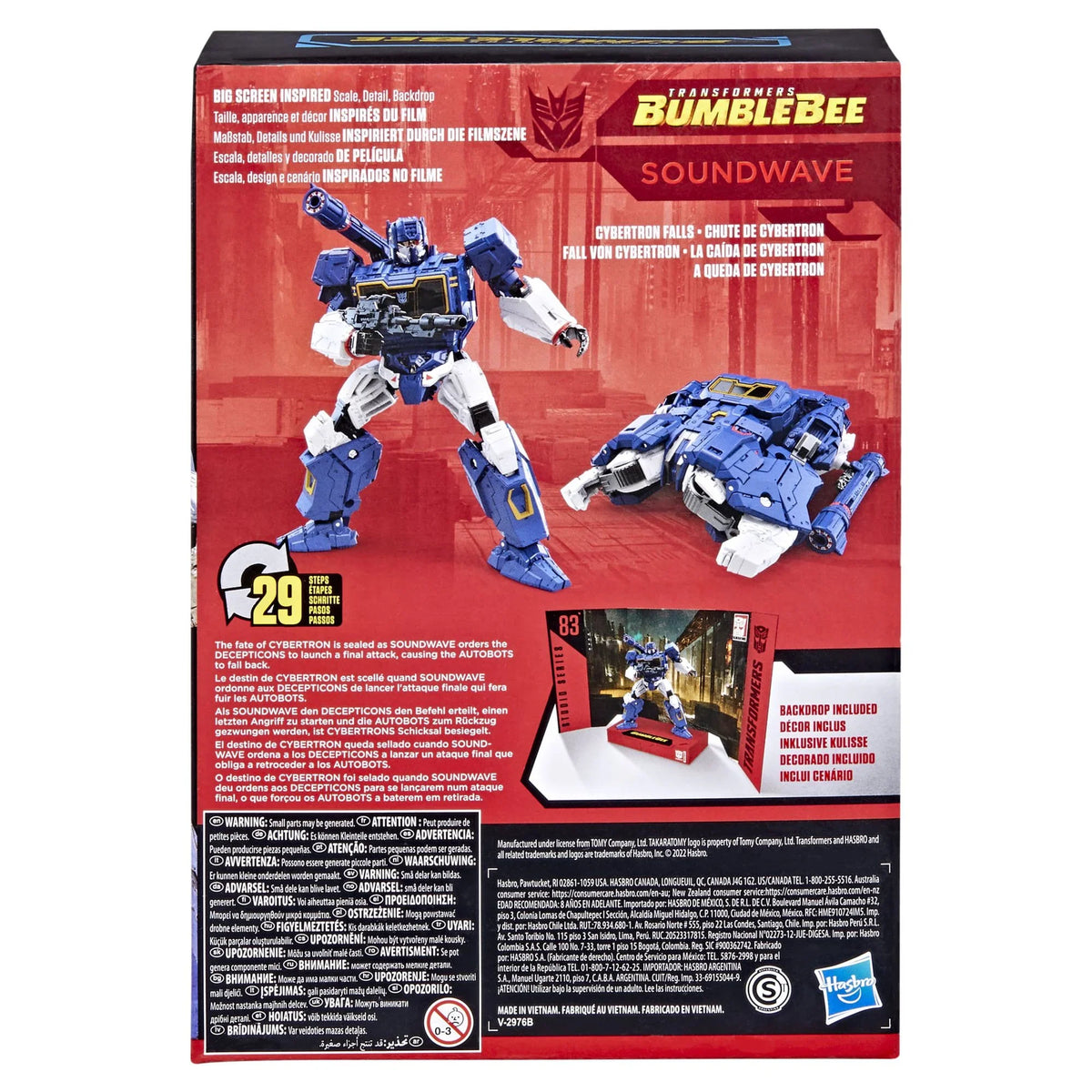 Series Bumblebee Soundwave Action Figure Transformers: Voyager Transformers Studio 83