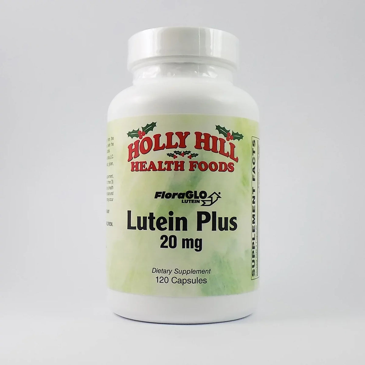 Plus With Foods, Hill FloraGLO, Holly Lutein Capsules 120 Vision For Health Support