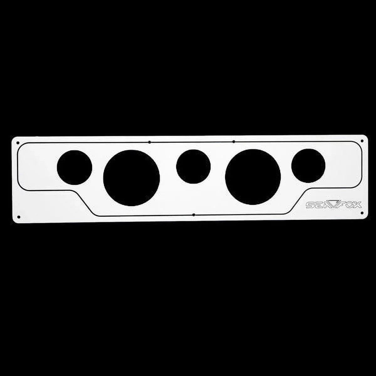 5 Inch Sea Boat 21 1/8 White Aluminum 1/2 | Fox Panel Blank x