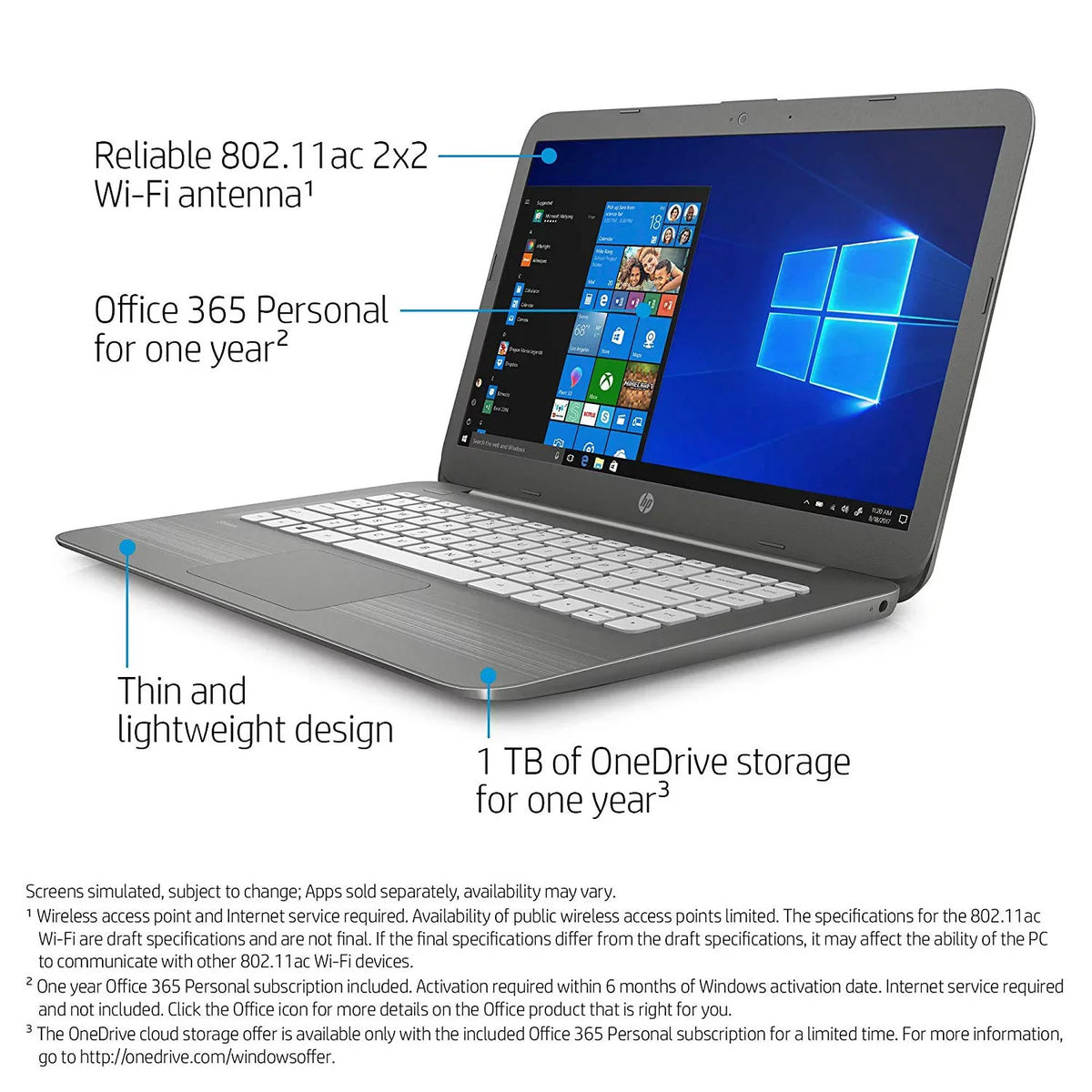1366 / - - N3060 HP pattern 14" Celeron Win eMMC - - Home (HD) US Bluetooth 4 10 GHz 14-cb030nr GB - smoke grooves 32 768 kbd: x 64-bit Graphics - HD - - linear Wi-Fi, - gray, RAM Stream 1.6 GB