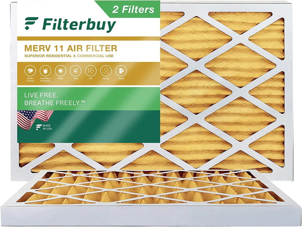 Furnace 11 8x24x2 (2-Pack) HVAC Air MERV Filterbuy Filters Pleated AC
