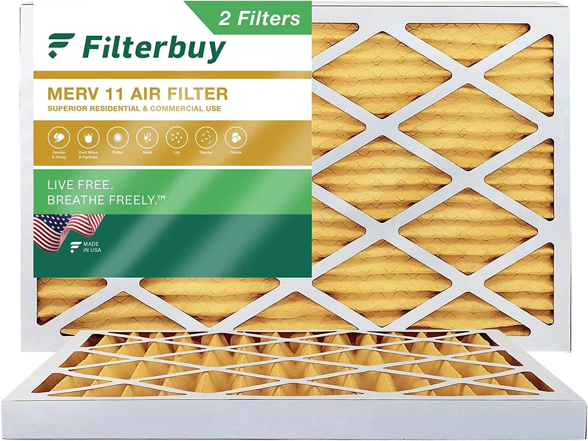 Furnace 11 8x24x2 (2-Pack) HVAC Air MERV Filterbuy Filters Pleated AC