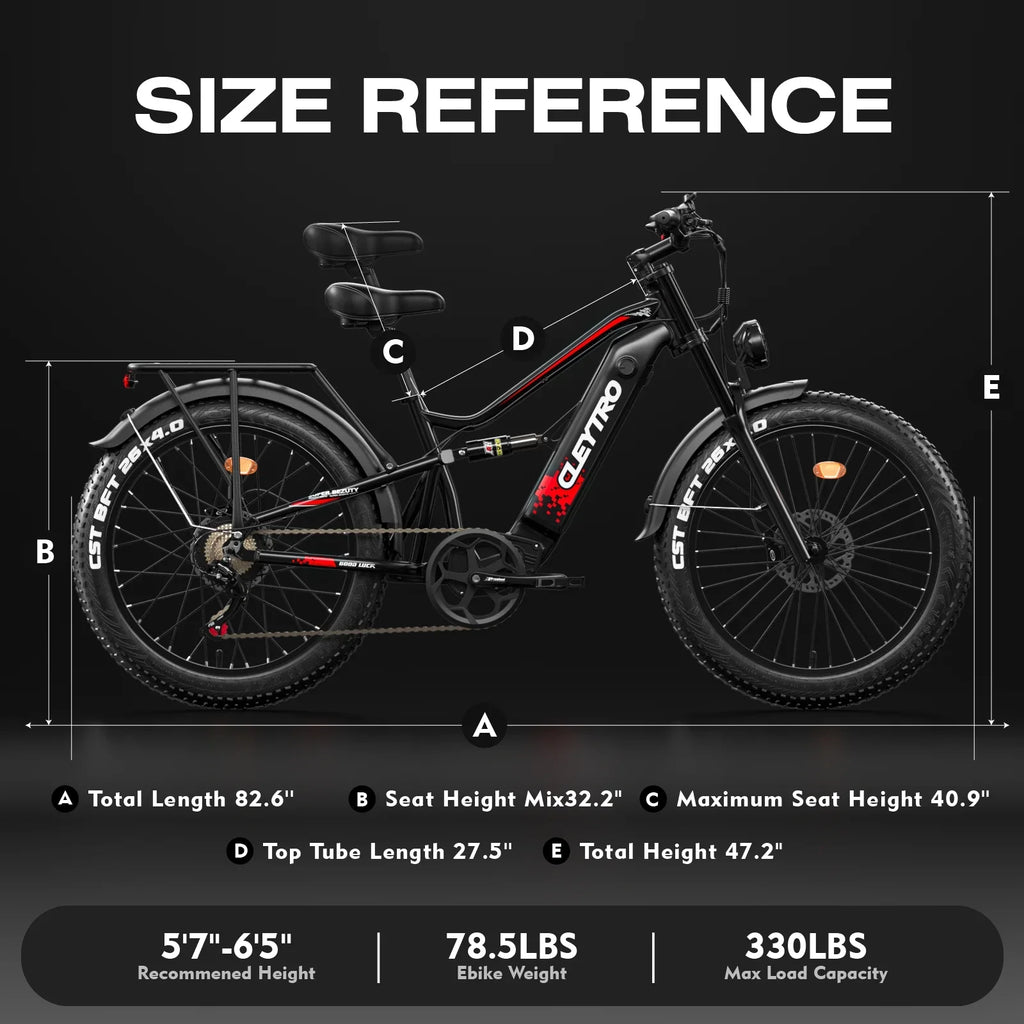 mountain fat bike, electric snow battery, absorbers, shock tire Adult brakes, beach electric double bike electric 7-speed 52V motor, bike double 750W 26*4 inch 19Ah