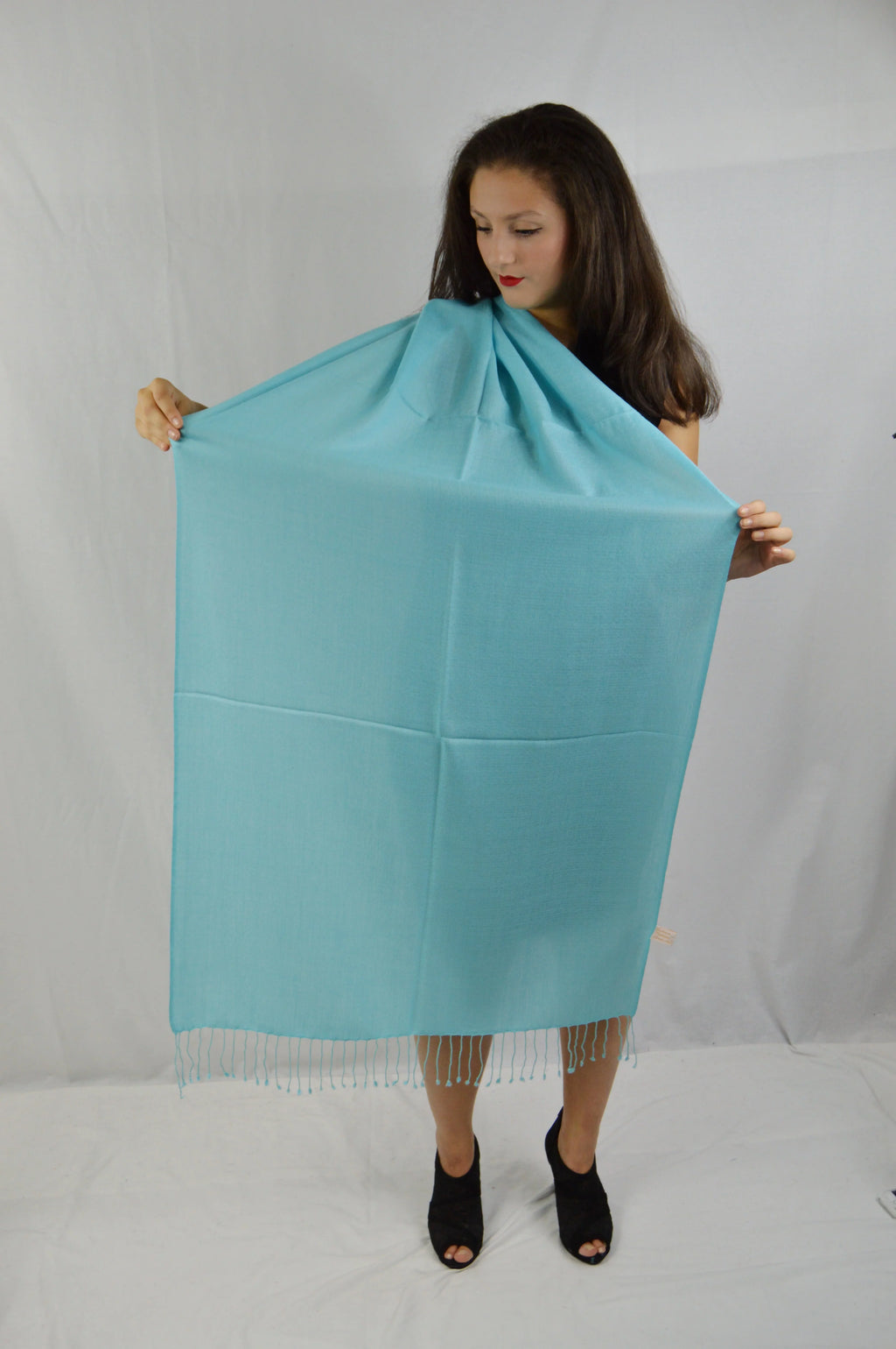 Shawl) weight Shawl/Scarf/Scarves (Tiffany Shawl/Summer Shawl/Pashmina Pashmina Blue Shawl/liquid Shawl/Evening Shawl/Light Regular Fancy Shawl/Sheer
