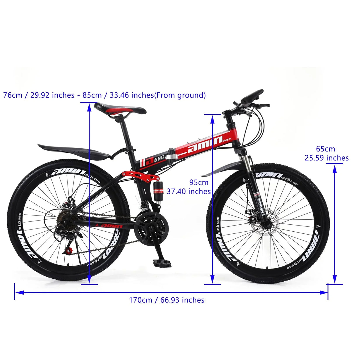 Pump Bike 21 Lock+Air Speed Mountain Cycling 27.5" Adults Unisex Bike Adult Bicycle+Bike Mountain Wheels