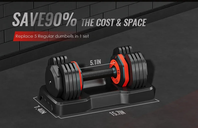 pounds per 54.0 - home Upgrade grip! and 25 Adjustable (pair) weight gym your Set Handle dumbbell Dumbbell - Anti-Slip with secure - adjustable with