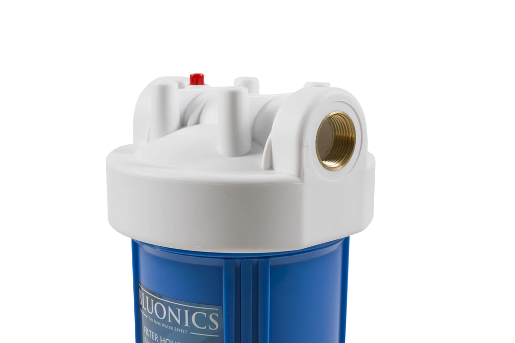 with Dirt, House Micron 5 Whole for Big Bluonics Undissolved liquid Iron, and Particles Sand, Sediment Cartridge 10" Filter Rust, Blue Sediment