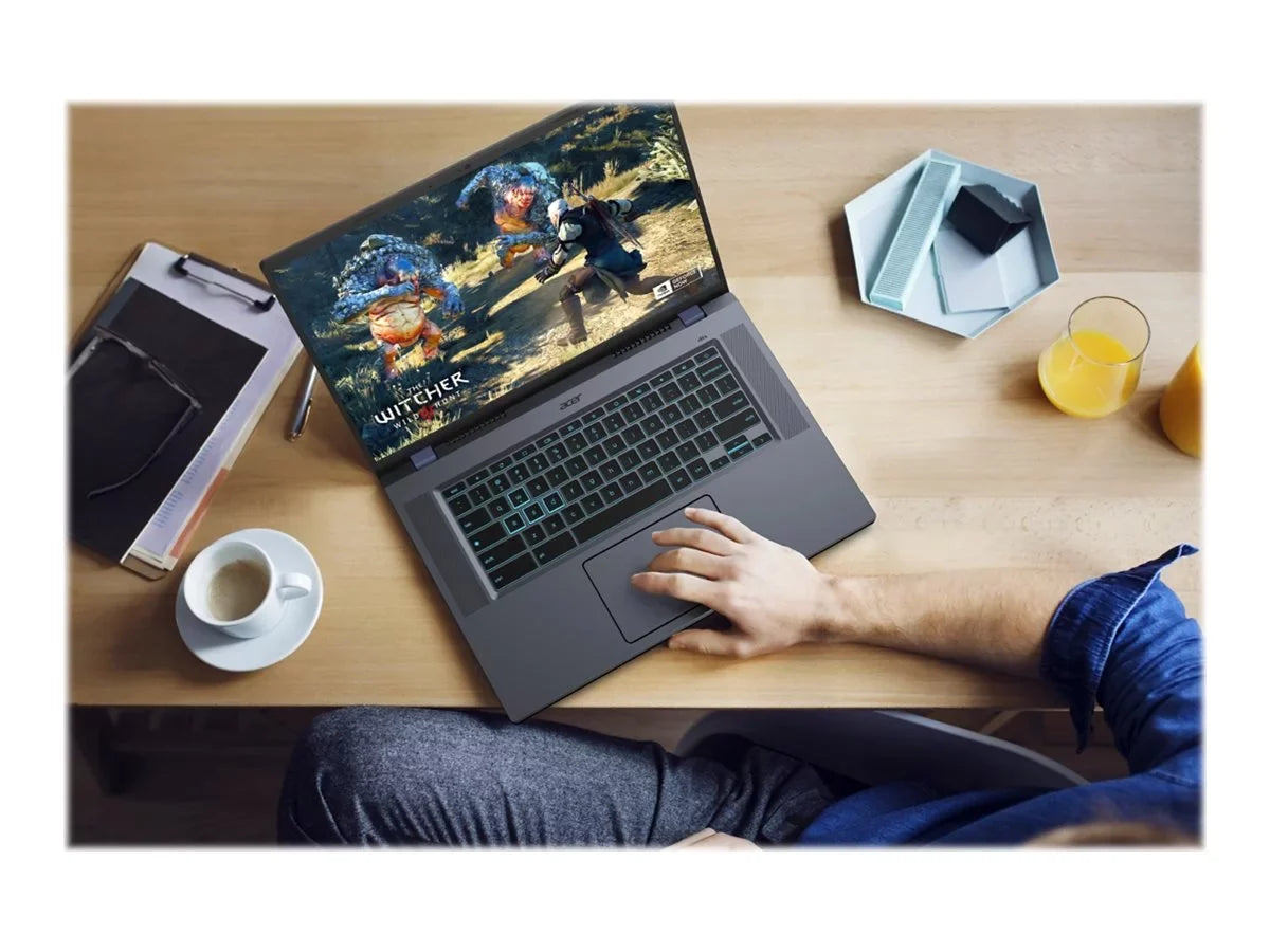 Wi-Fi Graphics Intel gray Core Hz GE - x - SSD Iris - - - RAM NVMe @ OS GHz CBG516-1H 16" - (WQXGA) Chromebook 1240P Acer 6E 516 kbd: 120 Intel up 1600 - Xe 2560 16 4.4 Chrome US 256 to - - GB - i5 / titanium GB IPS