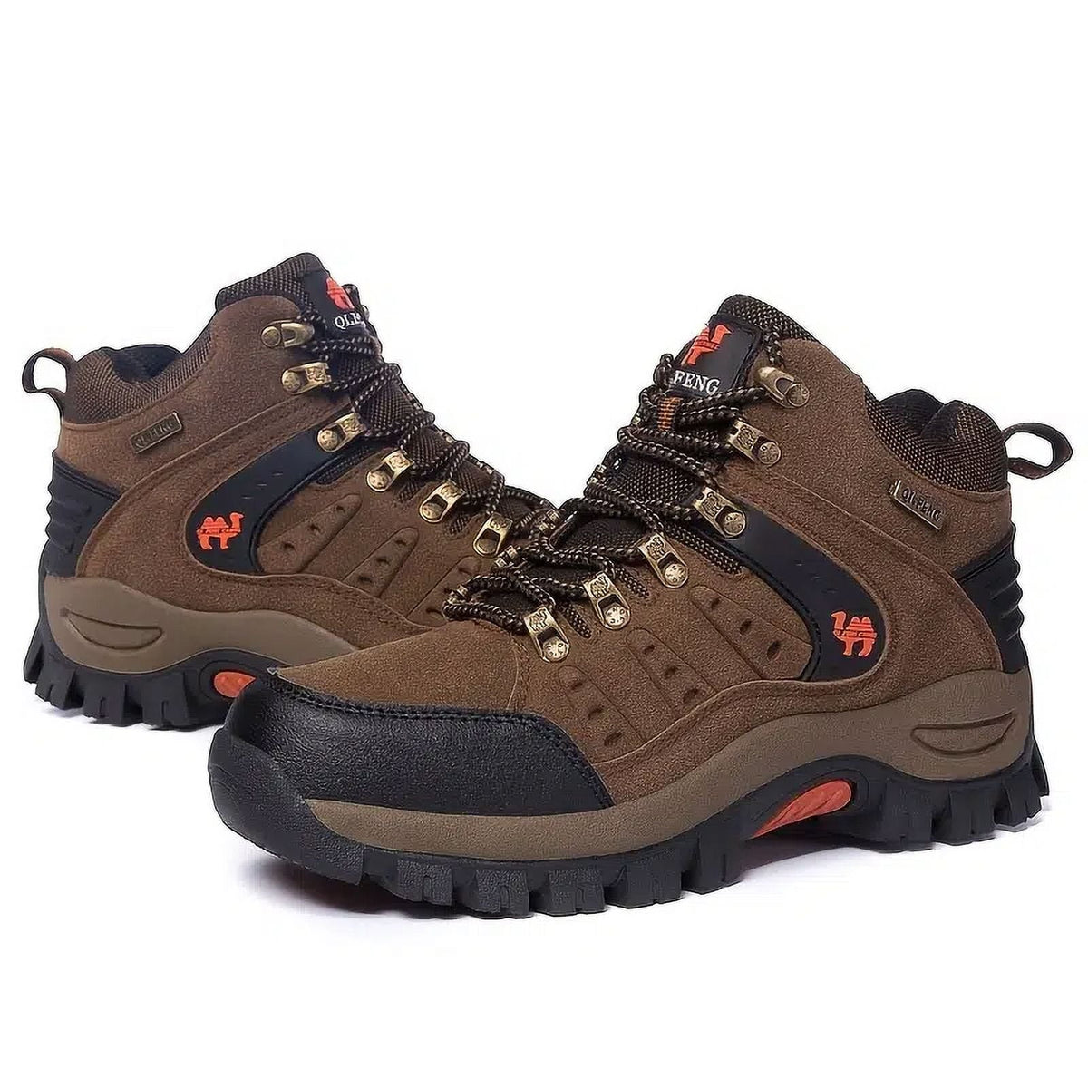 High Sneakers Leather Top Waterproof Women‘s Shoes Hiking Footwear Suede Slip Lace Up Women‘s exterior Non