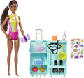 Mobile & with Lab Barbie Doll Accessories, Marine Storage & Doll Biologist 10+ Playset Brunette