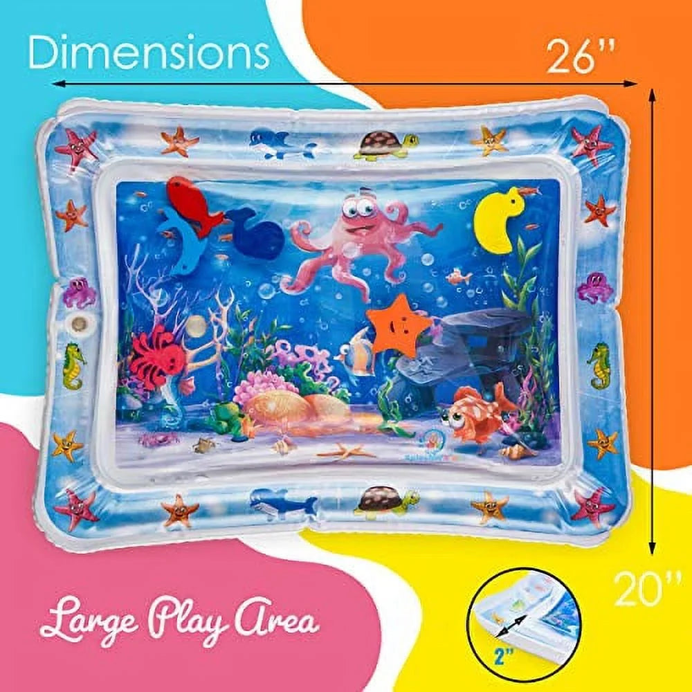 Baby's and Play Splashin'kids Growth mat Perfect time Fun Premium Activity Tummy Infants liquid The is Stimulation Inflatable Your time Toddlers Center