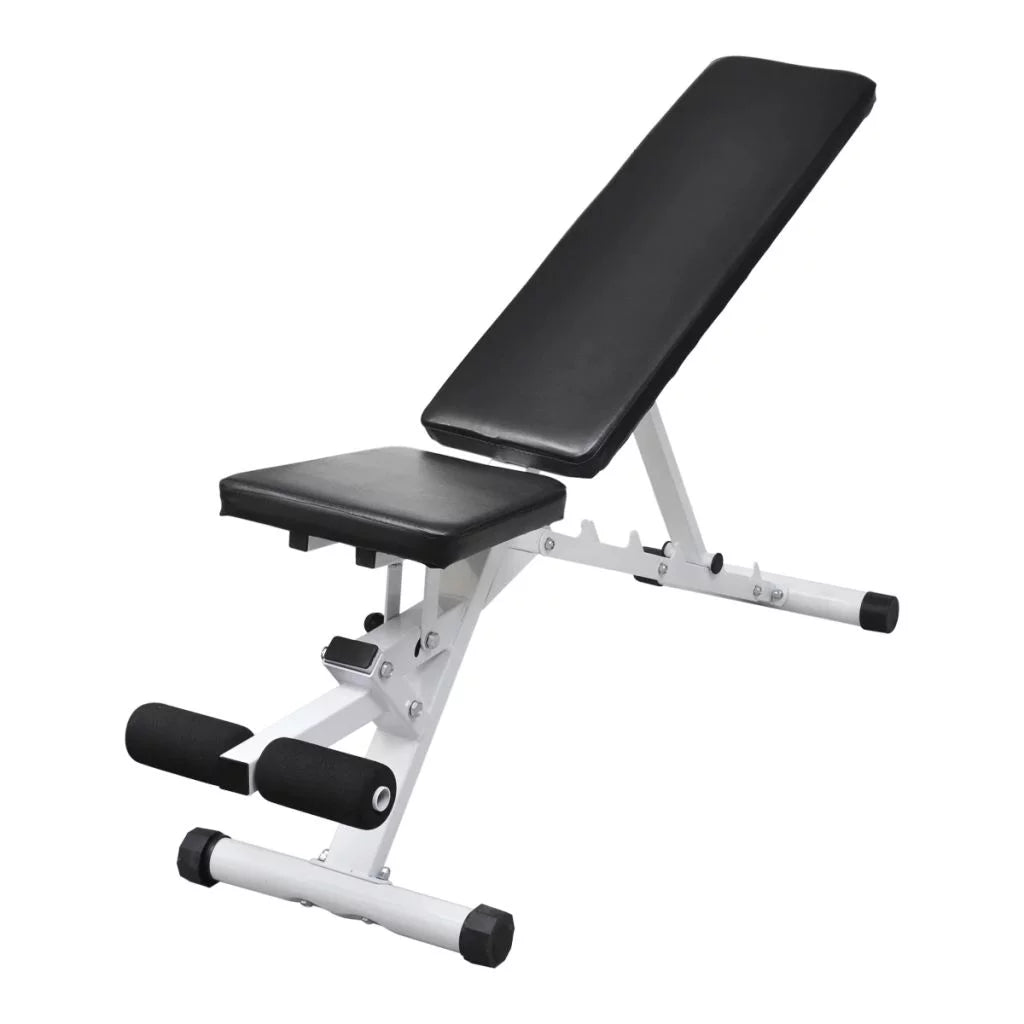 moobody 52 Bench Exercise Backrest for Gym, 19 Cushion Weight 16 Fitness Lifting Inches x Bench Body Adjustable Utility Training Full Padded Home Equipment Workout x Strength