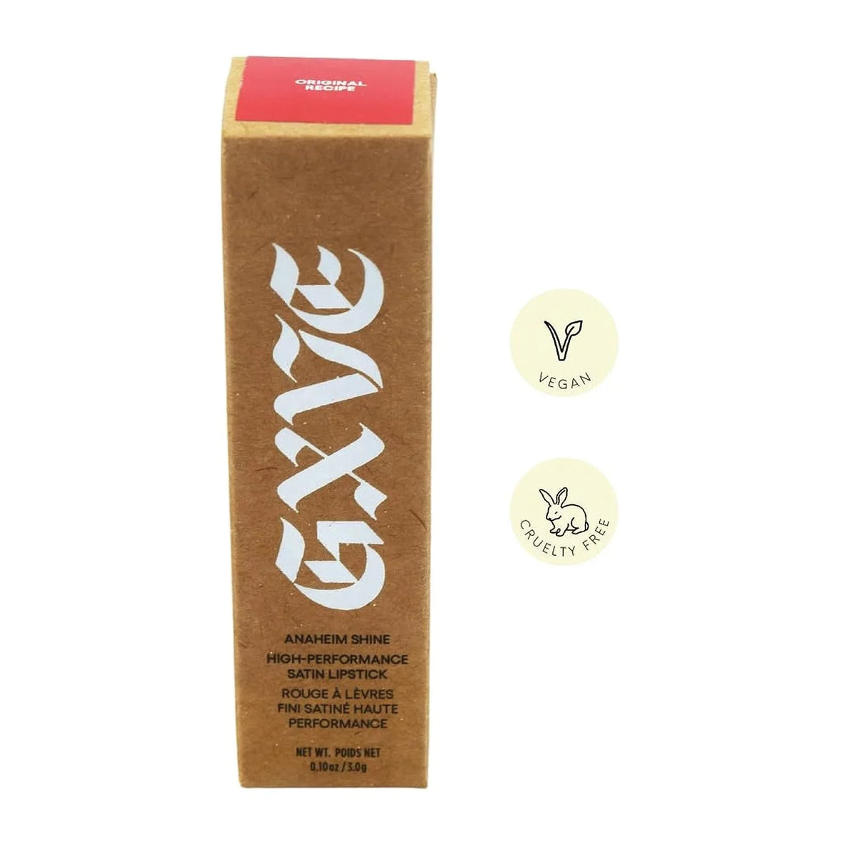 Original GWEN BY Satin STEFANI Clean Recipe GXVE High-Performance Shine Lipstick Anaheim