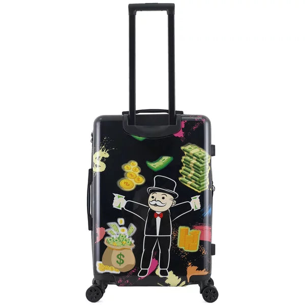 24" Italy Money Suitcase TUCCI Dinero Man - Luggage