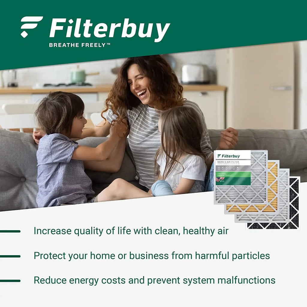 AC Furnace HVAC Pleated Air Filterbuy MERV 18x18x1 Filters (4-Pack) 11