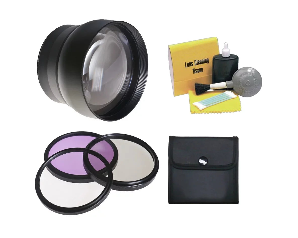 High Direct Telephoto Lens Olympus Tough + Lens Piece Piece 5 + TG-2 Definition Kit Nw + 40.5mm Kit iHS Cleaning Filter 3 2.195x Adapters Super