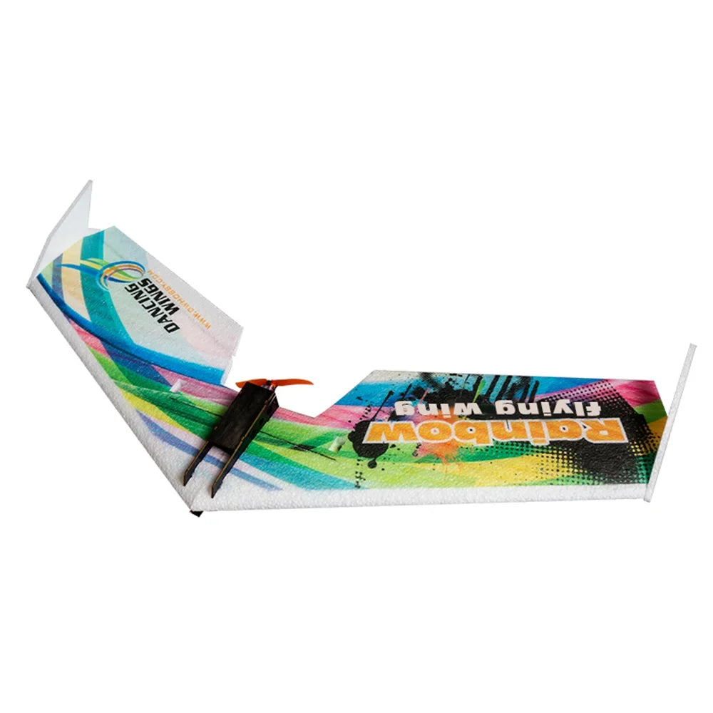 Airplane Dancing Flying Aircraft Wingspan E0511 V2 800mm Wing Delta KIT Rainbow Wing Tail-pusher RC Hobby