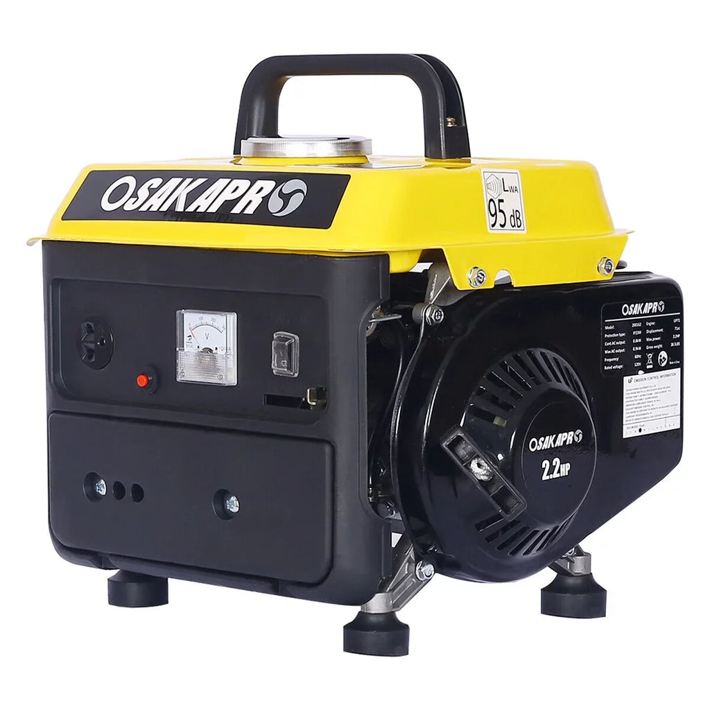 (Black CARB EPA Powered Noise Backup III Generator, Yellow) Generator Use Gas Watts Home Lightweight Low Compliant for ＆ Portable Ultra Outdoors Camping & 900 and