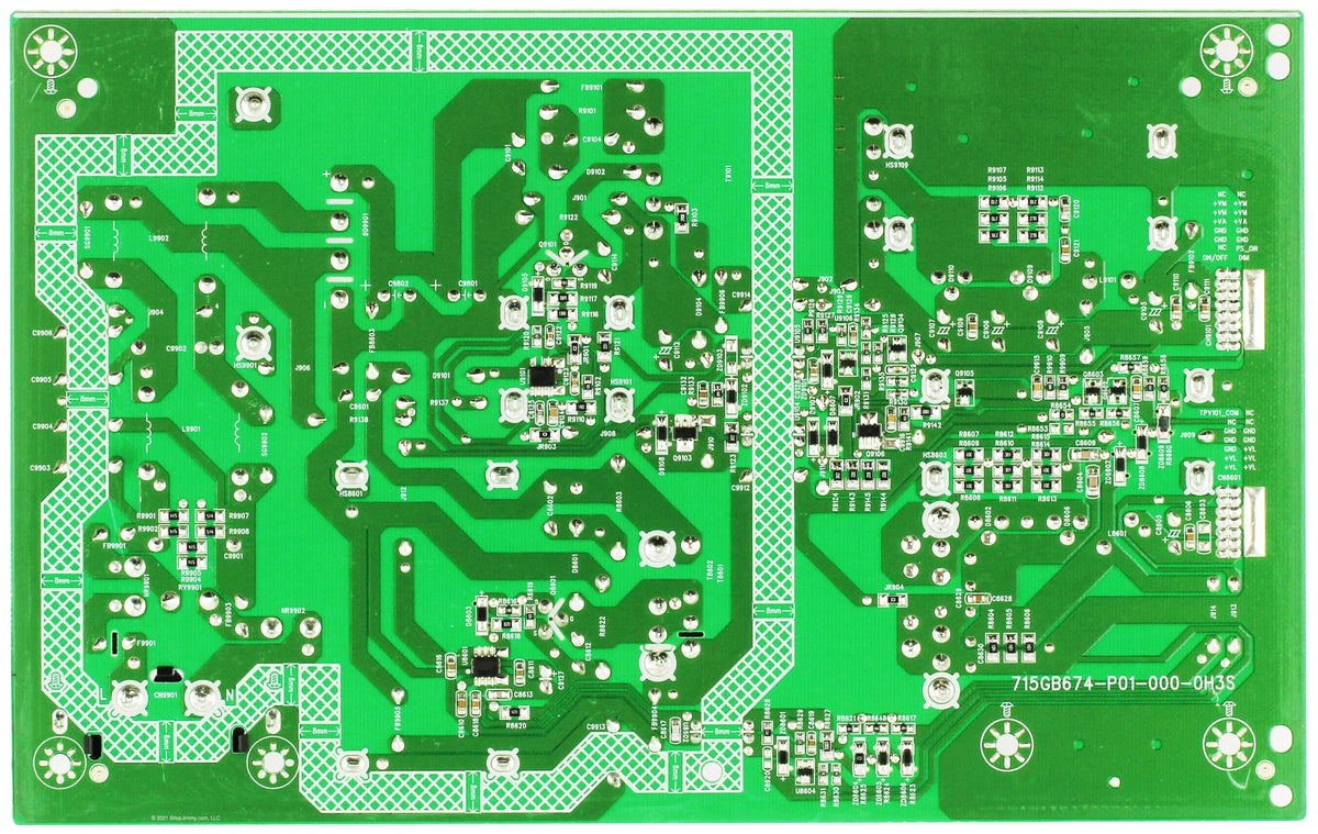 V505-H1 Board Vizio ADTVK1812AAF Supply Power