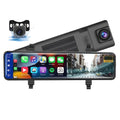 View Auto,11.26" recording, Mirror View with Dash WDR/HDR,Loop Rear 4K Wireless Assistance, FM Carplay&Android Control Vision,Parking Voice Mirror Cam Transmitter,Night Cameras,WiFi Recording