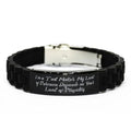 Present Black Men a of. Tool Level for Tool Bracelet, Engraved I'm Clasp My Women Glidelock Useful from Colleagues, Maker Maker. Bracelet