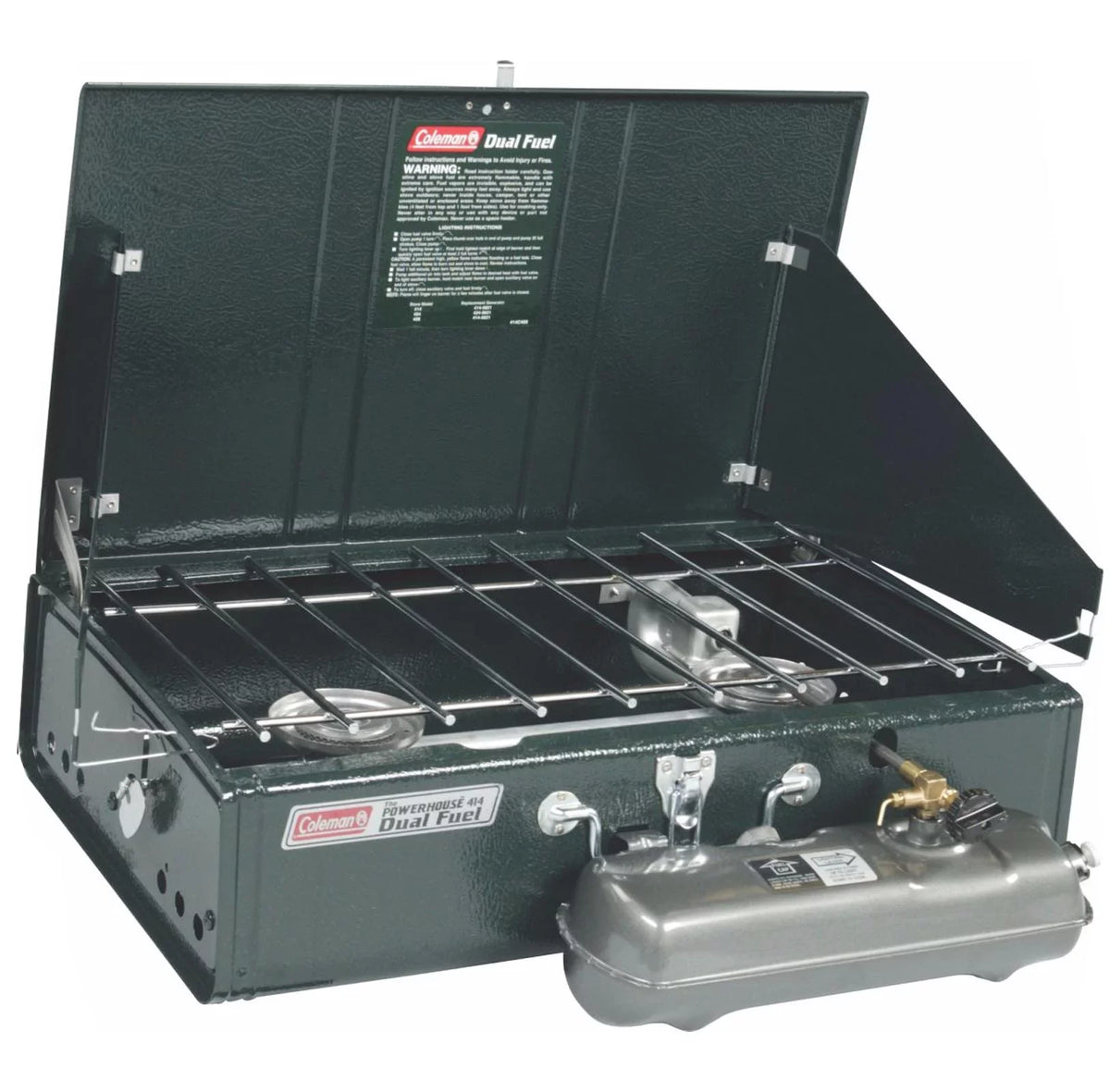 Powerhouse Gas 2-Burner Stove, Dual Camping Fuel Coleman Series Guide