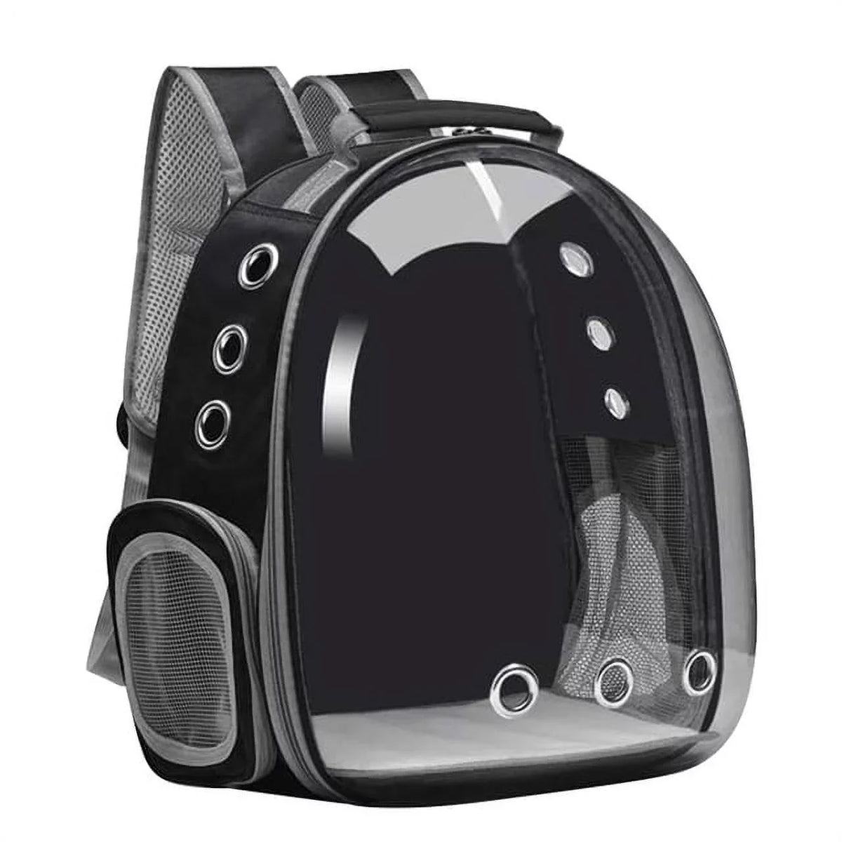 Dog Bunny, Backpack, exterior Travel, Capsule Use- Ventilate Backpack Cats Backpack Bubble Backpack Puppies Bag, Black Cat Pet for and Transparent for Dogs Small Airline-Approved Hiking Carriers