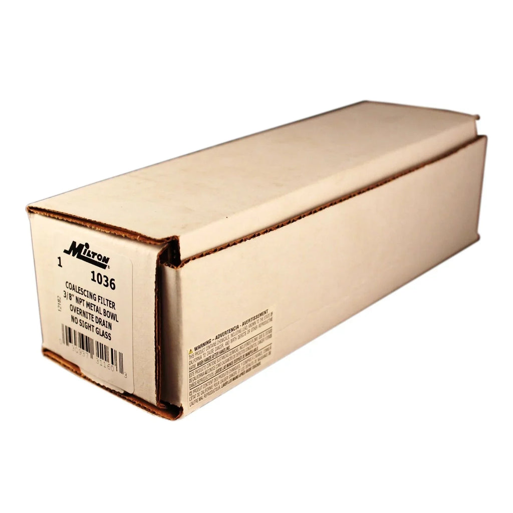 NPT Filter 1036 Metal 0.37 in. Coalescing FRL Milton
