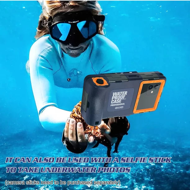 Inch 5G all Video Oppo Protective Pro+ Surfing Diving Snorkeling And [15m/50ft] LCD Lanyard Underwater Case F19 Housing Photo Phones for 6.9 UrbanX Waterproof Swimming Up Professional to with