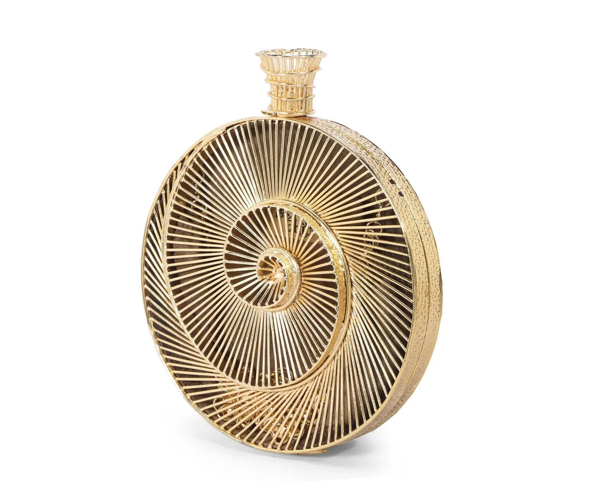 Bag Brass Round For Work handcrafted Royal Designer Wire Craft Different Clutch India Women