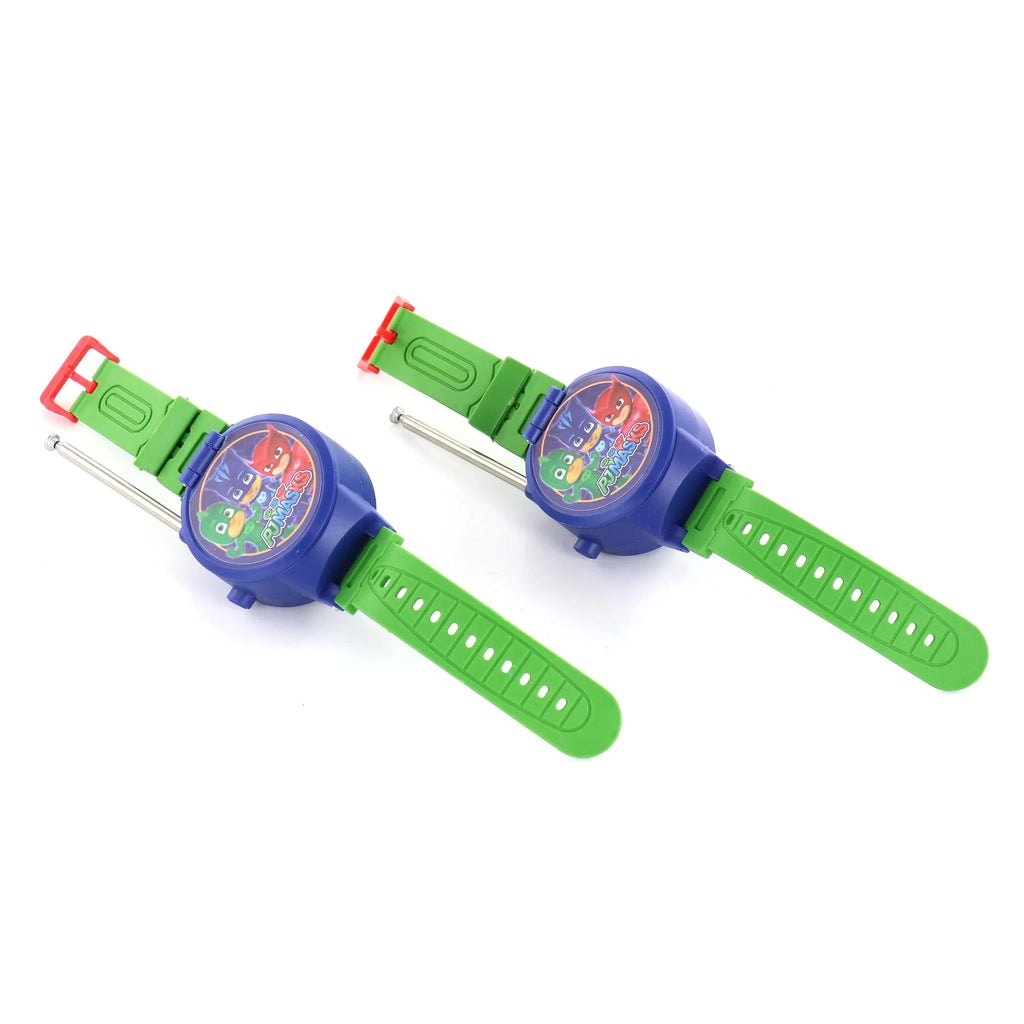 With PJ Talkie Built 2 in Walkie Watch Set Piece Wrist Masks