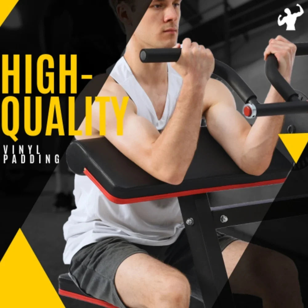Strength for Extension Curl with Curl Home Gym Standard Preacher Machine Bench Adjustable Leg Exercises