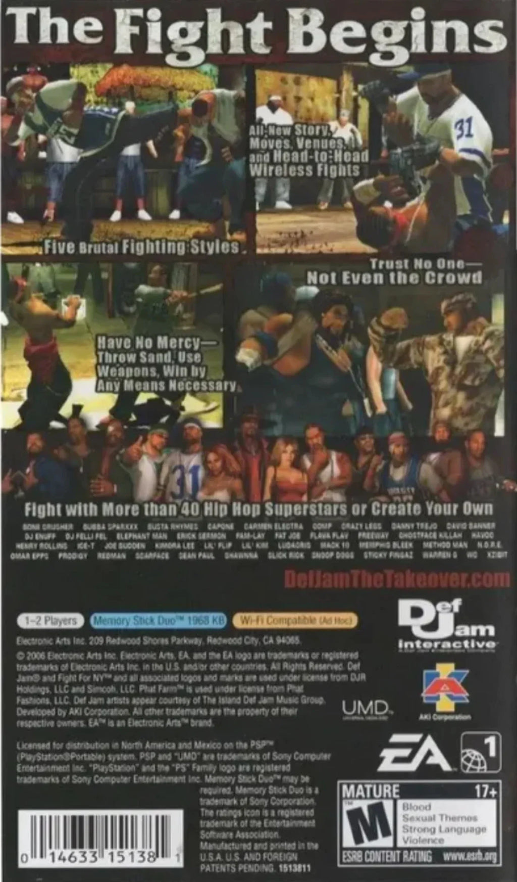 for - Portable | NY Fight Jam: Def The Takeover PSP | PlayStation