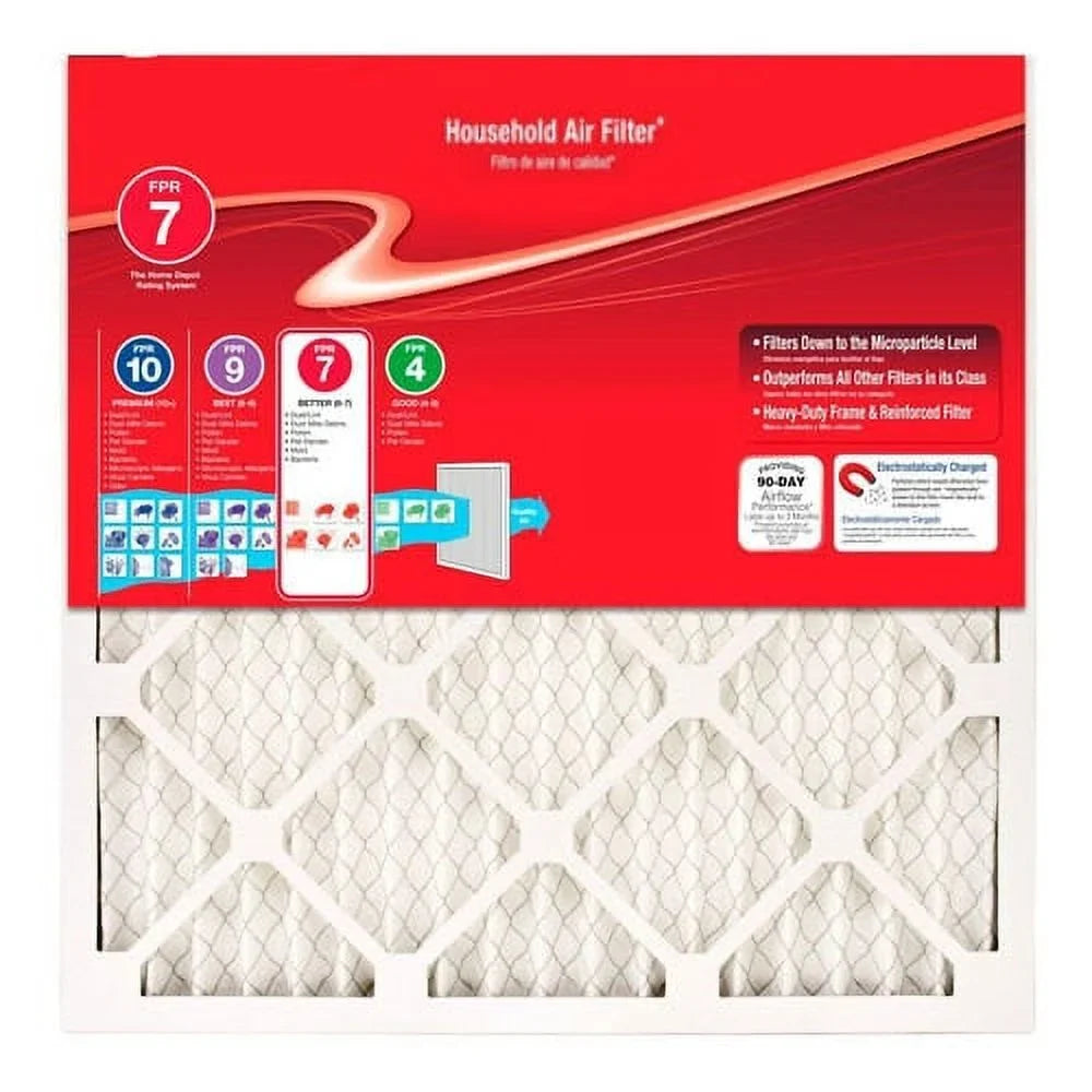 Pack) (2 Furnace Honeywell For Air FC100A1003 REP Filter MERV Pleated 8 16x20x5