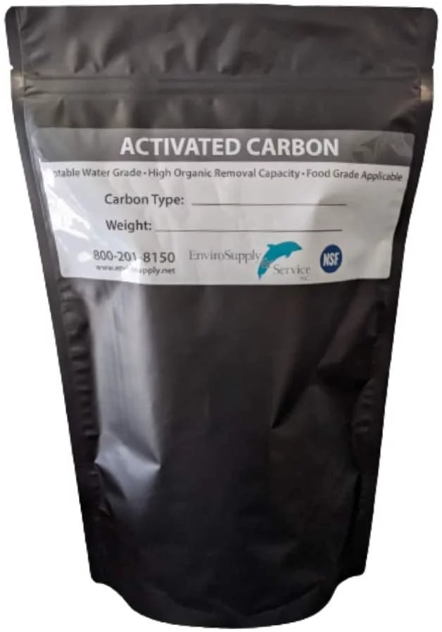 Aquarium Pure - Virgin EnviroSupply Pounds Charcoal) Activated Resealable 55 Shell Cleaning Prewashed Carbon (liquid Filtration, 12x40 Coconut Ultra