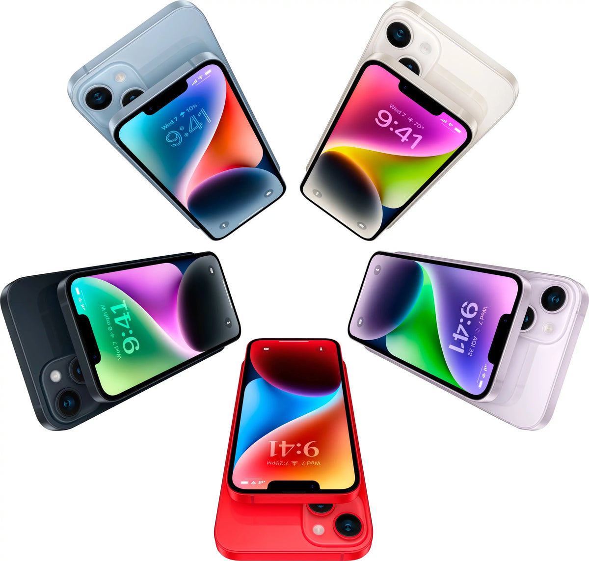 14 (T-Mobile) (Refurbished: Blue iPhone Good) Pre-Owned MQ3W3LL/A 128GB