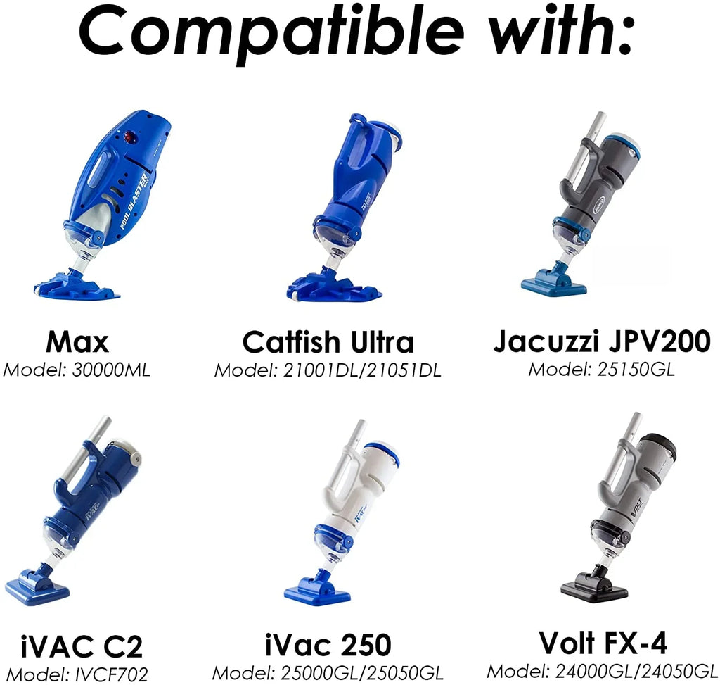 Blaster JPV200 Handheld P30X022SS Bag, / 250, Pool Compatible C2, PBW022SS Vacuums, Filter Max, with Ultra, Jacuzzi and Sand Catfish Silt iVac iVAC Volt Pool & FX-4