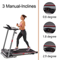 Compact for Small for Weight Desk Portable Foldable Capacity Folding - Running Running Treadmill Home and Walking 265LBS Machine Workout; for Electric 2.5HP Spaces with Treadmill