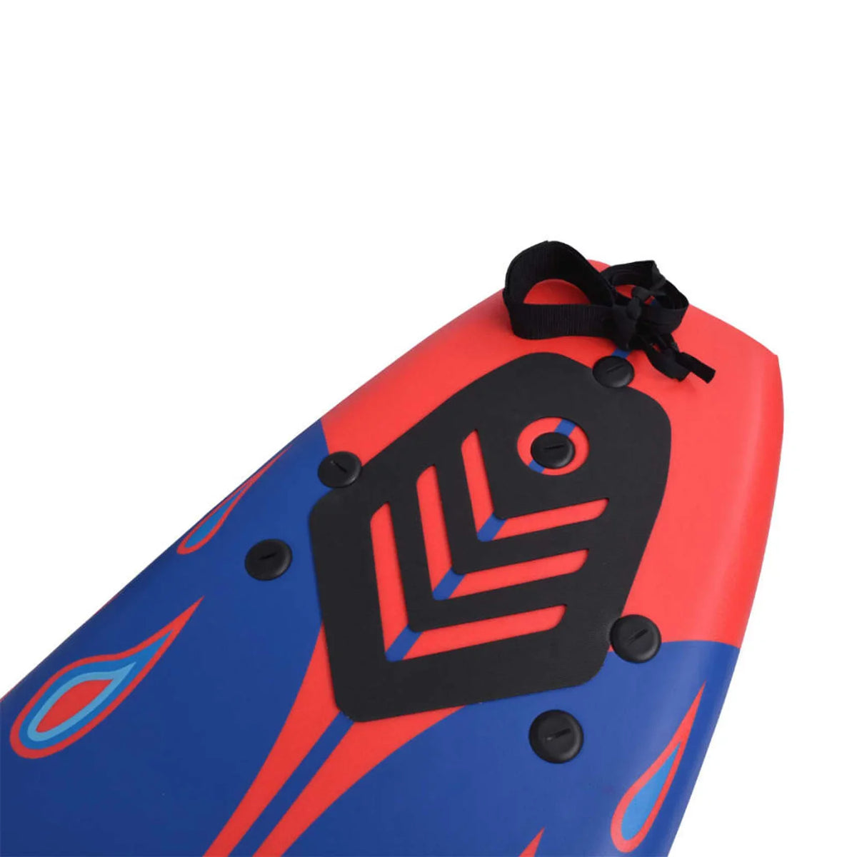 66.9" Irfora and Red Surfboard Blue