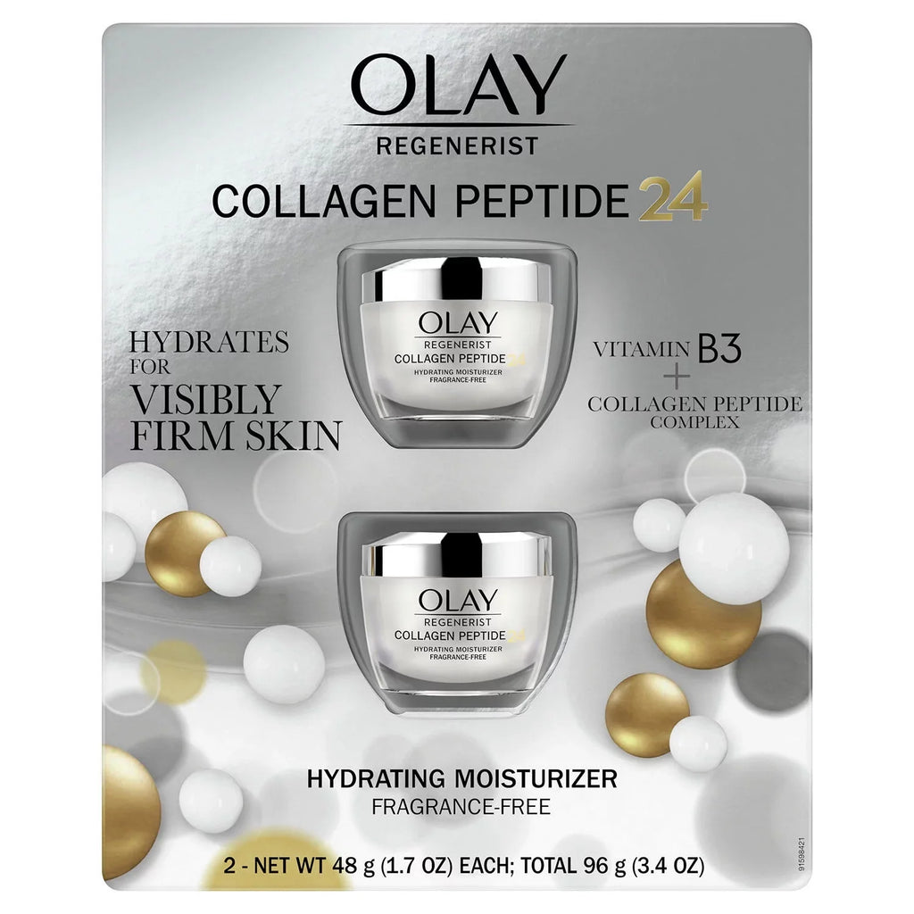 Face Oz., Peptide Moisturizer 2 Pk.) 24 Olay Collagen Regenerist (1.7